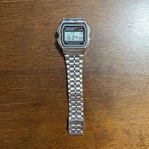 Digital Silver Watch